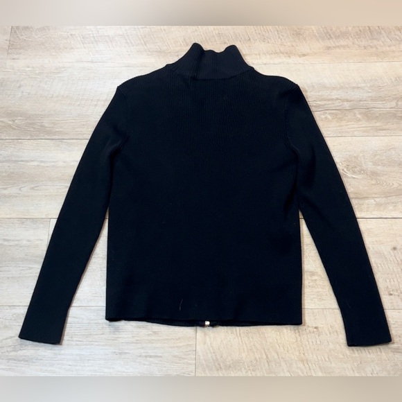 Lauren Ralph Lauren Women’s Cotton Full ZipSweat Equestrian Motif Sweater MP - Picture 6 of 6